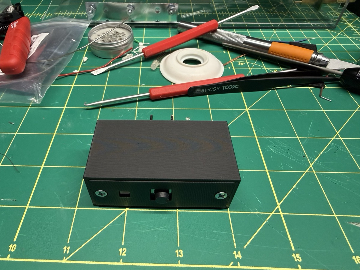 Assembled unit on the bench